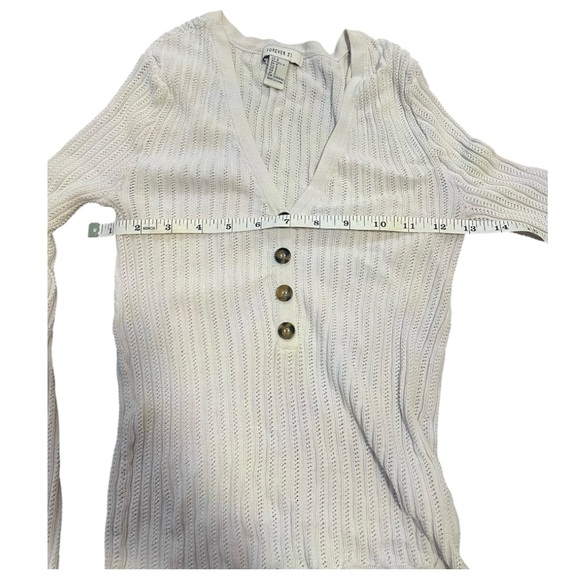Forever 21 White Knit Top - Picture 7 of 8